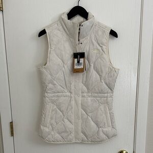 The North Face Women's Off-White Quilted Vest